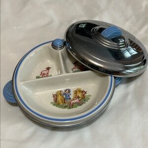 Vintage Ceramic Nursery Rhyme Child's/Baby Dish